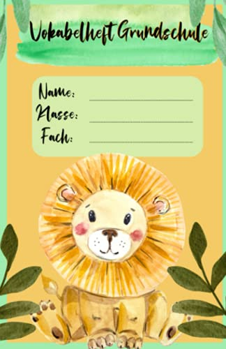Vokabelheft Grundschule: Egal ob Englisch, Französisch, Russisch, Spanisch | Fremdsprachen lernen | LÖWE