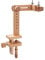 zalati Embroidery Hoop Table Stand Rotated Wooden Holder with Clamp for Cross Stitch DIY Craft Sewing Needlework - Bend