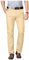 Misfuso Pantalon Homme Anti-Rides 100% Coton Taille Normale Tube Droite Décontracté avec Poches Jaune Kaki 44