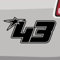 Generisch Startnummer 43 Aufkleber Sticker Start Auto Zahl MTB Motorrad Rennen Sparset (2X S 2X L 1x XL) Farbe: Gold