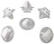 10x Door Panel Trim Moulding Card Clips For PEUGEOT 308 508 806 7701049270