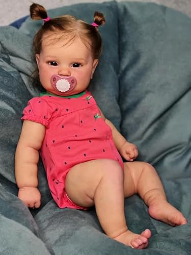 RXDOLL - Bambole in silicone a corpo pieno in vinile morbido anatomicamente corrette per neonato, lavabile e realistico, per bambini, regali di compleanno