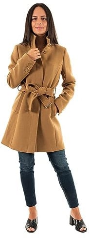 Salsa Manteau Grace en Tissu avec Ceinture