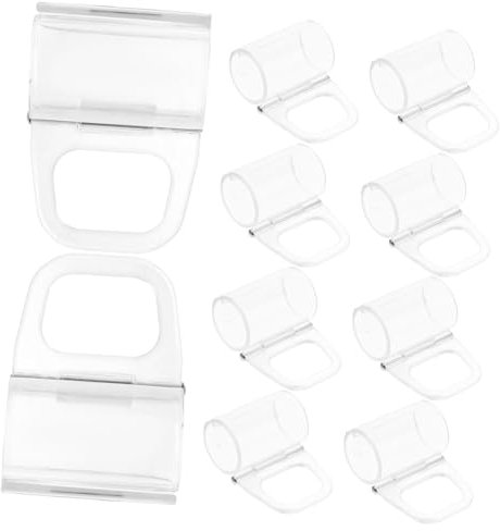 TOPPERFUN 10stücke Transparente Rollladengriffe Rollozüge Rollladenhebel Für Stange Ohne Werkzeug Installieren