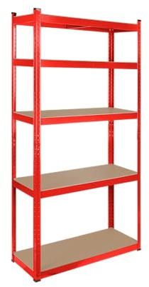 Rebel Regal Metall Magazin 180x90x40 Rot RB-1251R