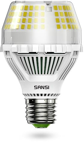 SANSI 25W (ersetzt 250W) E27 LED Lampe, 4000 Lumen 5000K Tageslichtweiß A19 LED Birne, Superhell Energiesparende Leuchtmittel für Küche, Büro, Werkstatt, Garage, Nicht Dimmbar
