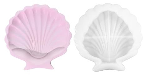 Moule de coquille de mer en silicone, moule en silicone de plateau de coquille,Moule de cuisson Moules en silicone à dégagement facile | Plateau à glaçons en coquille pour anniversaire, noël,