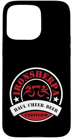 Hülle für iPhone 15 Pro Max Tri Sherpa Triathlon Support Gear Hauler aus Eisen