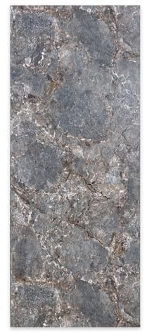 Display Guru PVC Wood Waterproof T & G Decorative Cladding Wet Wall Panels Kitchen Shower Media (Pesco Grey Marble)