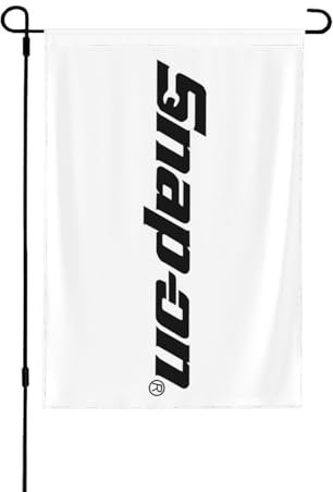 S-n-a-p-on Gartenflagge, doppelseitiges Banner, Hausflagge, Outdoor-Banner, Heimdekoration