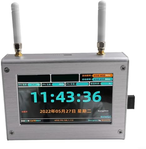ChicBosomn MMDVM Hotspot 4.3inch Color Display Support C4FM/DMR/DSTAR P25 With Battery Dual Time Slots Upgrade Your Ham Radio Setup