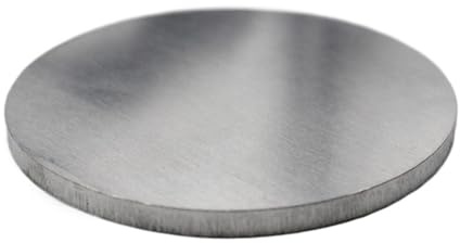 JIEYUZYUO Placa Rede Aluminio 6061, Disco Redondo de 200 Mm de Diámetro Y 1 Mm de Espesor, 2 Mm, 3 Mm, 4 Mm, 5 Mm, 6 Mm, 5 Mm Y 10 Mm de Espesor/6 * 200Mm 1Pc