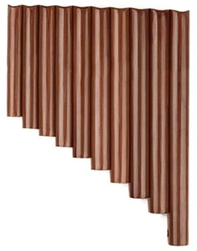 Pan Flute Handmade Musical Instrument 10 Pipes Pan Flute C Key(Type3)