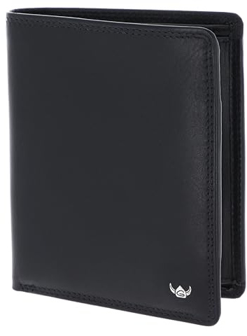 Golden Head Leder Geldbörse Polo RFID Protect Kombischeintasche 1249 Schwarz