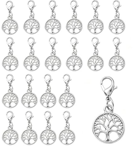 HX-uuyjno 30 portachiavi con albero della vita, per matrimoni, battesimi, bomboniere, comunioni, decorativi