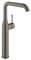 GROHE Essence, Waschtischarmatur hoch, wassersparend (Wasserhahn für das Bad, 36cm hoch, ideal für die Montage hinter dem Waschbecken, einfache Installation), anthrazit, 32901A01