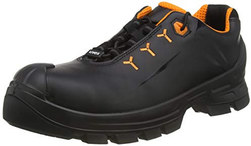 Uvex 2 Arbeitsschuhe - Sicherheitsschuhe S3 SRC ESD - Orange-Schwarz, Größe:51