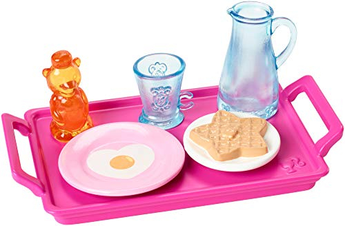 Barbie Set Desayuno - Accesorios Cocina Mattel FXG28 | Objetos de Decoración