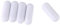 PTFE Magnetic Stirrer Mixer, Akozon 5pcs Magnetic Stir Bar, Stir Plate Magnet Stick Type-C White Color PTFE Stir Bar Laboratory Stirrer Flea Lab Spinner for Magnetic Mixer(C5*15mm)