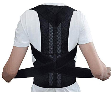 Geradehalter zur Haltungskorrektur, Haltungskorrektur Rücken Herren Damen Rückentrainer Rückenstütze Schultergurt Haltungstrainer Posture Corrector für Nacken Rücken Schulterschmerzen(XXL,Schwarz)