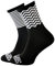 SUPPORT Herren Radsocken atmungsaktive Technologie rutschfeste Faser Unisex lustige Muster Radfahrer Zubehör für Wandern Laufen Klettern Radfahren Essentials, Zig Zag Stripes, Größe 39-41 EU