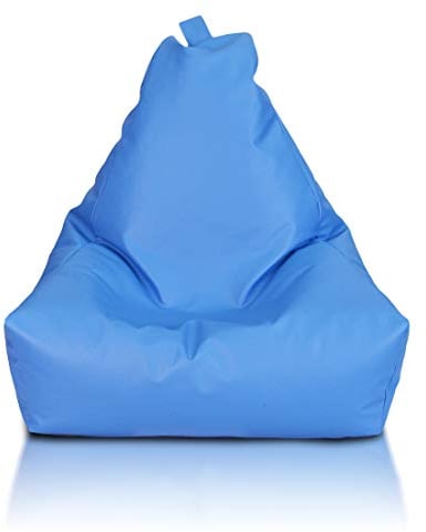 Ecopuf Keiko M Sitzsack - Outdoor und Indoor Beanbag aus Kunstleder mit Anti-Verlust Reißverschluss - 100x85 cm