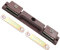 MroMax Double Touch Catch Magnetic Press Latch for Furniture Cabinet Small Doors Glass doors Wardrobe doors Cupboard Brown 1pcs