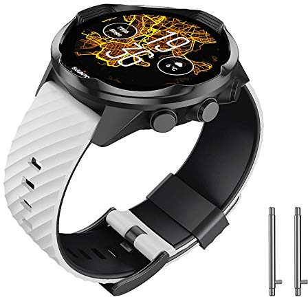 NotoCity for Bracelet Suunto 7 en Silicone Souple pour Suunto 7 Bande de Montre de Remplacement Sport pour Hommes Femmes