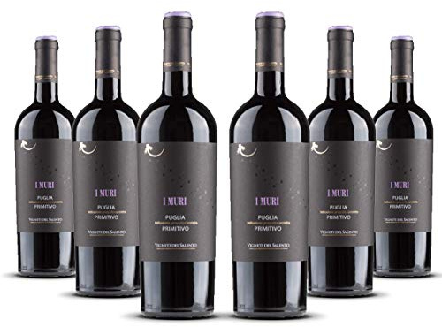 Vigneti del Salento I Muri Primitivo Puglia IGP 2019 trocken (6 x 0.75 l)