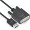 PureLink Câble DisplayPort vers DVI, résolution WUXGA 1920 x 1200, connecteurs plaqués or, 2 m, noir