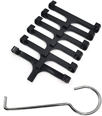 Neodrain Schwarzer Kunststoffclip für linearen Abfluss, Fliesentablett, für Neodrain 61 cm, 71,1 cm, 81,3 cm, 91,4 cm, 101,6 cm, 121,9 cm, 152,4 cm, 182,9 cm, Flieseneinsatz, Duschablauf, mit