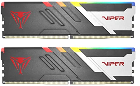 Patriot Memory Viper Venom RGB Kit de Memoria Alto Rendimiento DDR5 RAM LED 32GB (2 x 16GB) 5600MHz CL36