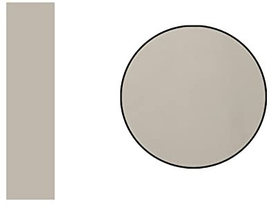 BRONZE Schiebegardine/Schiebevorhang / 60x245cm / Raumtrenner/Blickdicht (Hellbraun)