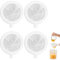 mizikuu Filtro per alimenti, 4 Pezzi Setaccio Filtro Alimentare Nylon Riutilizzabile Filtro a 100 200 300 400 Mesh Rete filtri a rete Compatibile Imbuto per filtrare Succo, Caffè, Vino, Marmellata