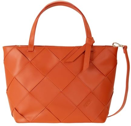 CINQUE Leder Handtasche Henkeltasche Claudia Handbag Orange