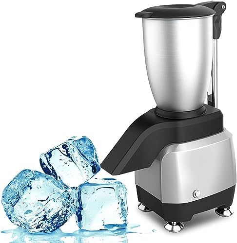 Tritaghiaccio Commerciale, Macchina per Ghiaccio Tritato Elettrico da 200 W, Grande Macchina per Ghiaccio Tritato Elettrico da 3 Litri 1000 Giri/min con Lame in Acciaio Inossidabile, per Cocktail