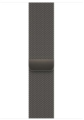 Apple Watch Band - Milanaise Armband - 45 mm - Graphit - Regular
