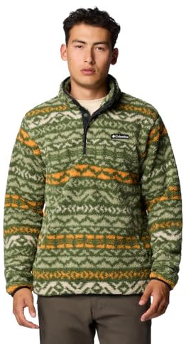 Columbia Herren Rugged Ridge Half Snap Sherpa-Fleece zum Überziehen, Kantine Madras Multi, M
