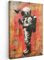 MuchoWow© Impression sur Toile Photo Peinture 20x30 cm Tableau Decoration Murale Chambre Salon Maison Deco Cuisine Graffiti - Astronaute - Street art - Espace - Banksy