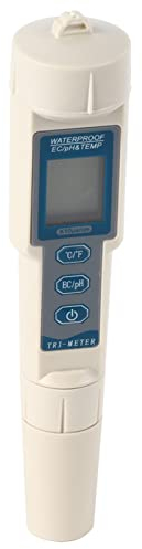 Jeffergarden 3-in-1-Digital-pH-Meter, PH-Tester mit PH-Tester, Hochpräziser Stifttyp-Tester, Wassertester für Wasser, Wein, Spas