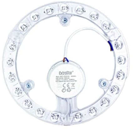 A2ZWORLD Modulo Led Per Plafoniera, 12W 1200LM D145mm, Led Plate Ad Anello, Bianco Caldo 3000K, Trasformate La Plafoniera con Neon Circolare ad Luce Led, 220V IP20