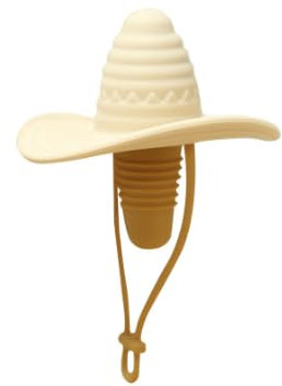 MOPQMKT Bouchon à Vin en Silicone - en Forme de Sombrero Bouchons à Vin Garder Le vin Frais réutilisables Bouchon De Bouteille Rigolo pour Bouteilles de Vin ou de BièRe en Verre