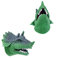 Alasum 2st Rollenspiel Handpuppe Dinosaurier-handpuppe Tierhandschuhe Marionetten Cosplay-handpuppe Tierisches Handspielzeug Handpuppenspiel Für Kinder Handpuppe Für Kinder Green