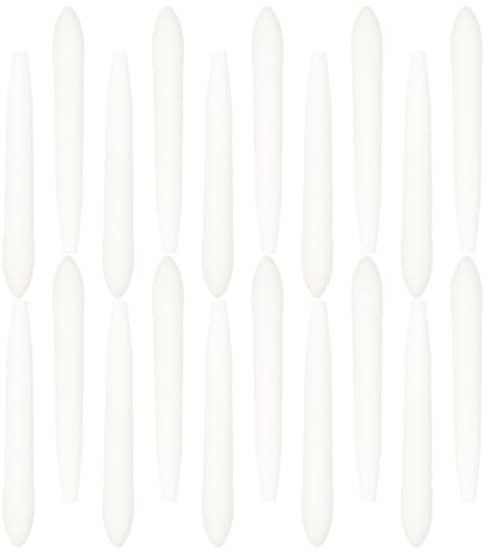 VILLCASE 20pcs Paint Marker Replacement Nibs, Acrylic Refillable Painting Pens Nibs Tips for Writing (White)