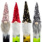 WowWoke 4 Stück weihnachtswichtel Flaschen Beutel,Weihnachtliche Flaschenhüllen aus Stoff,Glitzerndes Wichtel-Flaschenkostüm,Weihnachtliche Partydeko für Weinflaschen, Dosen und Weihnachtsdeko