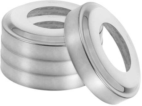 BESPORTBLE 4 Piezas Cubierta De Escalera De Piscina Cubierta De Barandilla De Piscina Enterrada Escalera De Piscina Repuestos Peldaños Pasamanos para Piscina Enterrada Acero Inoxidable Silver