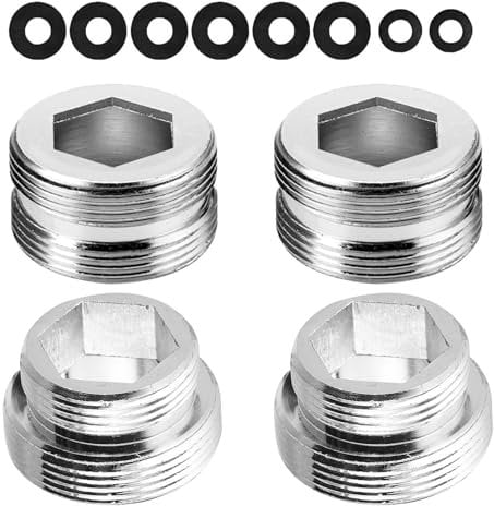 SANTUO Faucet Adapter Kit, Faucet Aerator for Kitchen Sink, Tap for Bathroom Sink, M22 to M22 & M22 to M16 Connectors, Standard Hose Connection for Garden Hose and Water Filter