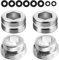 SANTUO Faucet Adapter Kit, Faucet Aerator for Kitchen Sink, Tap for Bathroom Sink, M22 to M22 & M22 to M16 Connectors, Standard Hose Connection for Garden Hose and Water Filter