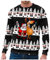 erstklassiges Frühangebot Weihnachtspullover Herren Hässlich lustiger Weihnachtspulli 3D Druck Pulli Rundhals Langarm Strickpullover Atmungsaktiv Christmas Sweater Fall Coat Sales