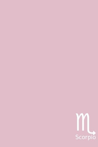 Scorpio Zodiac Sign Notebook: 6x9 inches with 110 lined pages